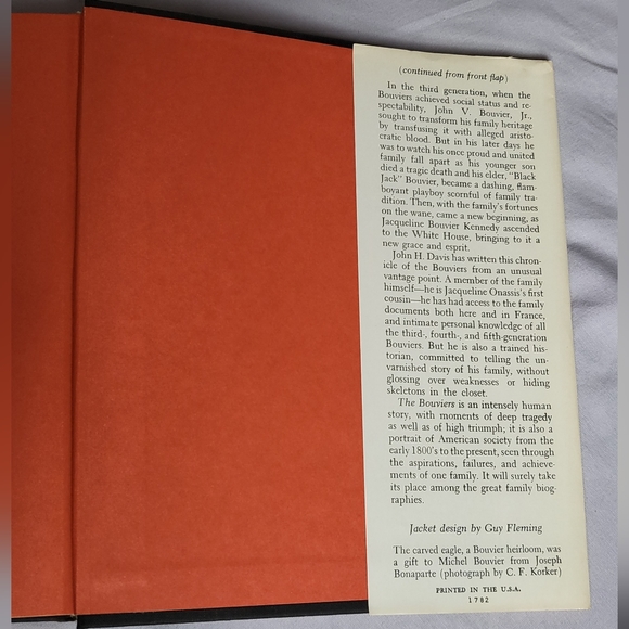 The Bouviers Portrait of an American Family by John H. Davis hardcover novel - Picture 5 of 6